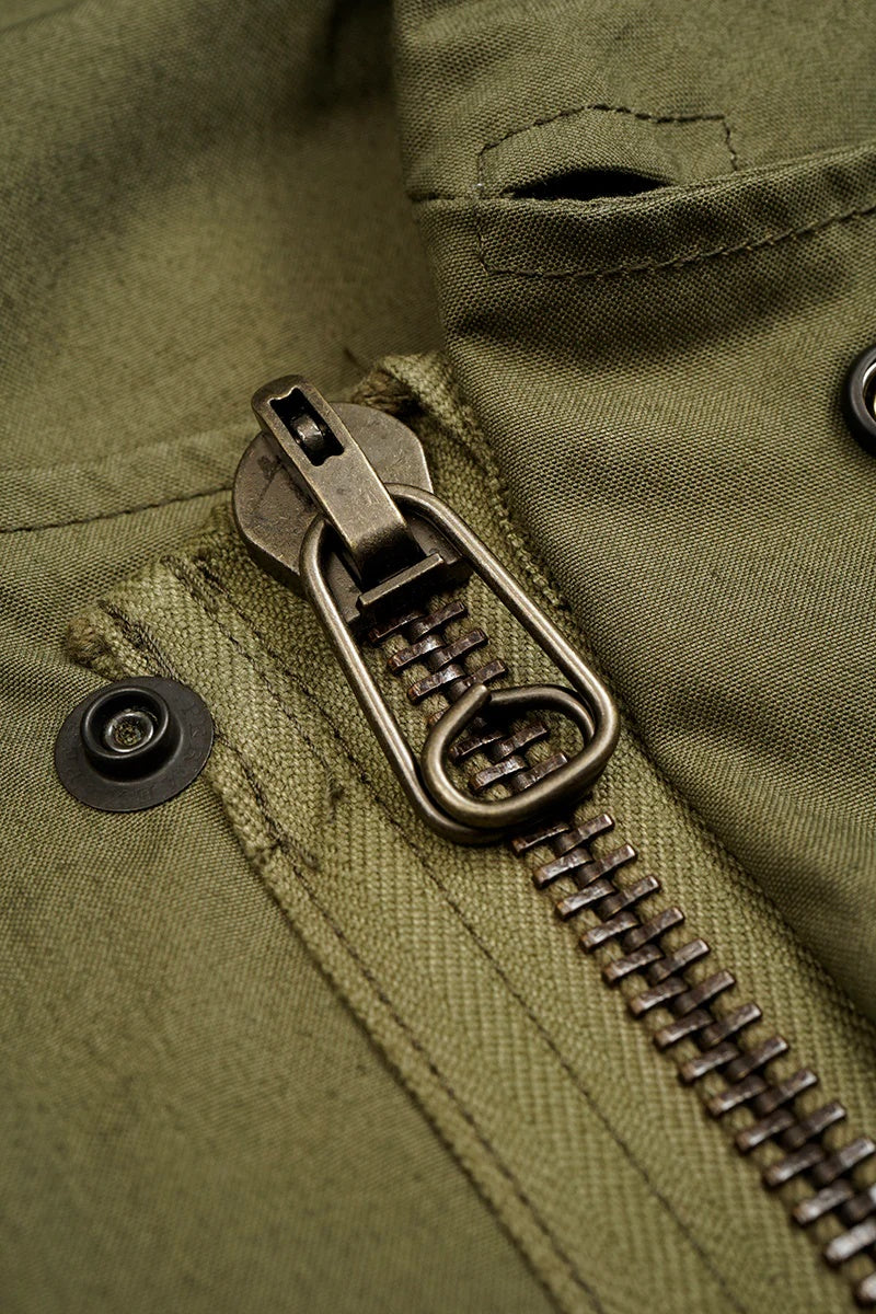 ◯ Nigel Cabourn - 50s SHELL COAT C/N PIN OX - GREEN