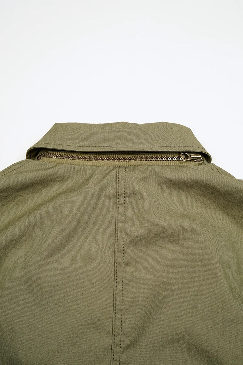 ◯ Nigel Cabourn - 50s SHELL COAT C/N PIN OX - GREEN