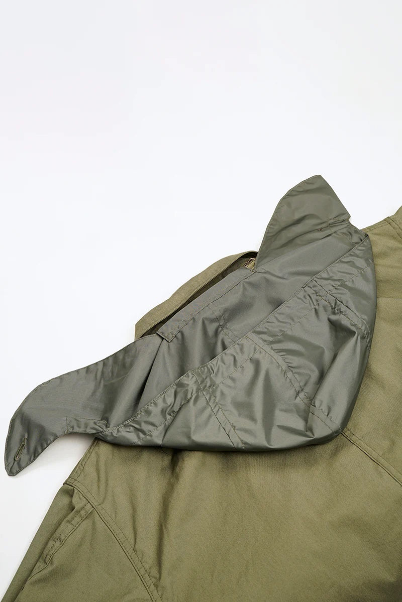 ◯ Nigel Cabourn - 50s SHELL COAT C/N PIN OX - GREEN