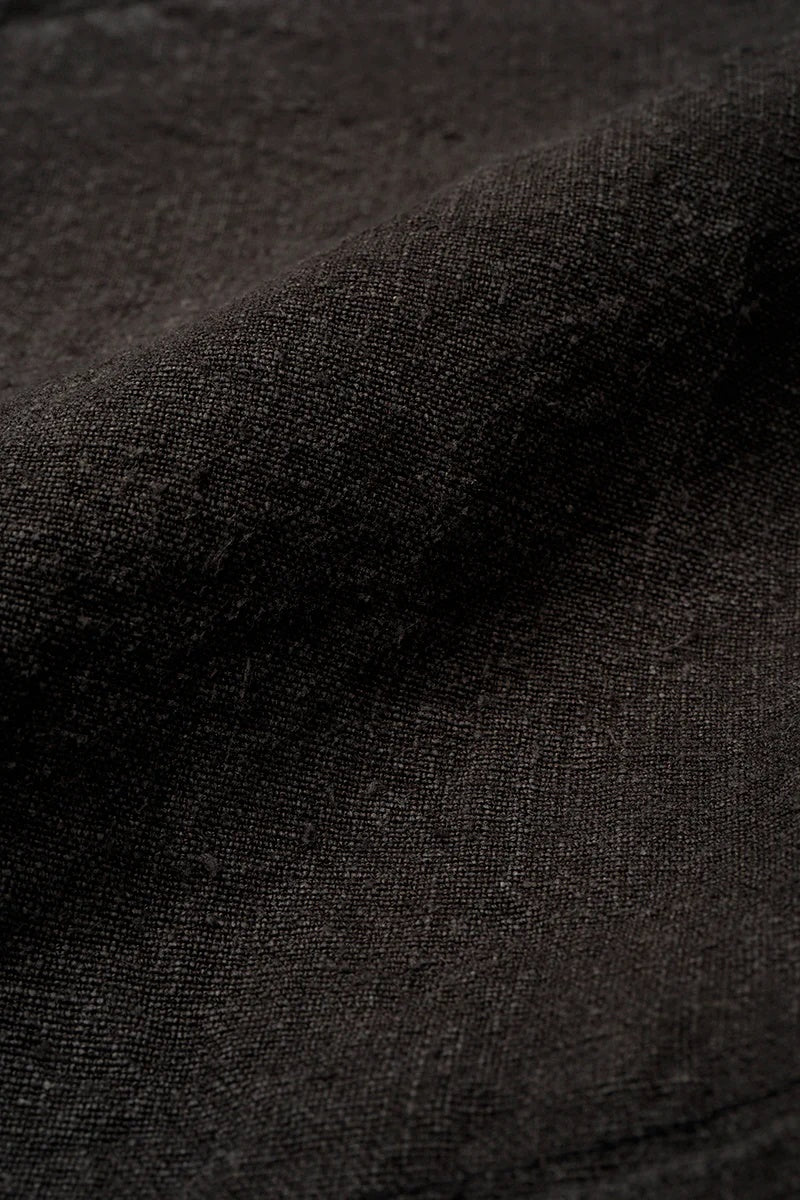 ◯ Nigel Cabourn - RAILROAD WAIST CO HEMP CANVAS - CHARCOAL  GRAY