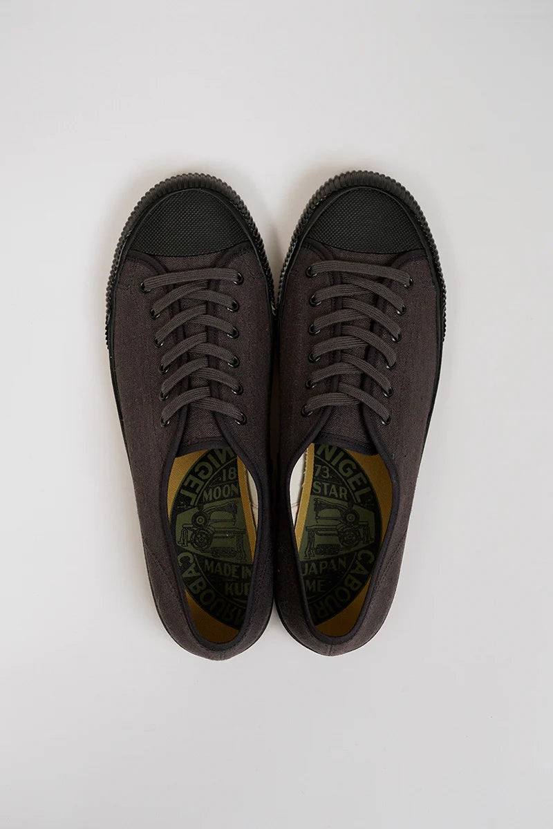 ◯ Nigel Cabourn - 50s BRITISH ARMY TRAINING SHOE - CHARCOAL  GRAY