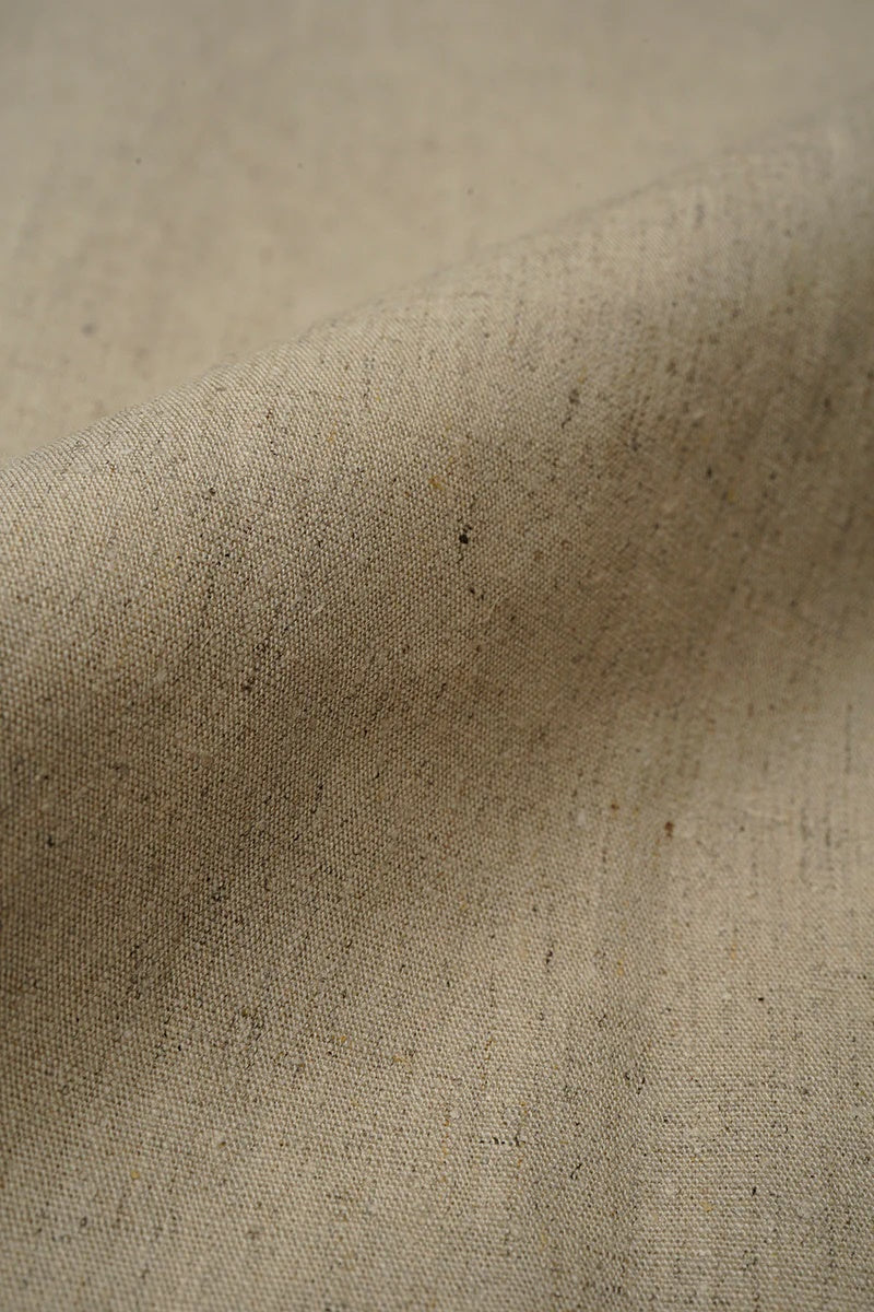 ◯ Nigel Cabourn - ENGINEER VEST HEMP LINEN CHECK - GREEN