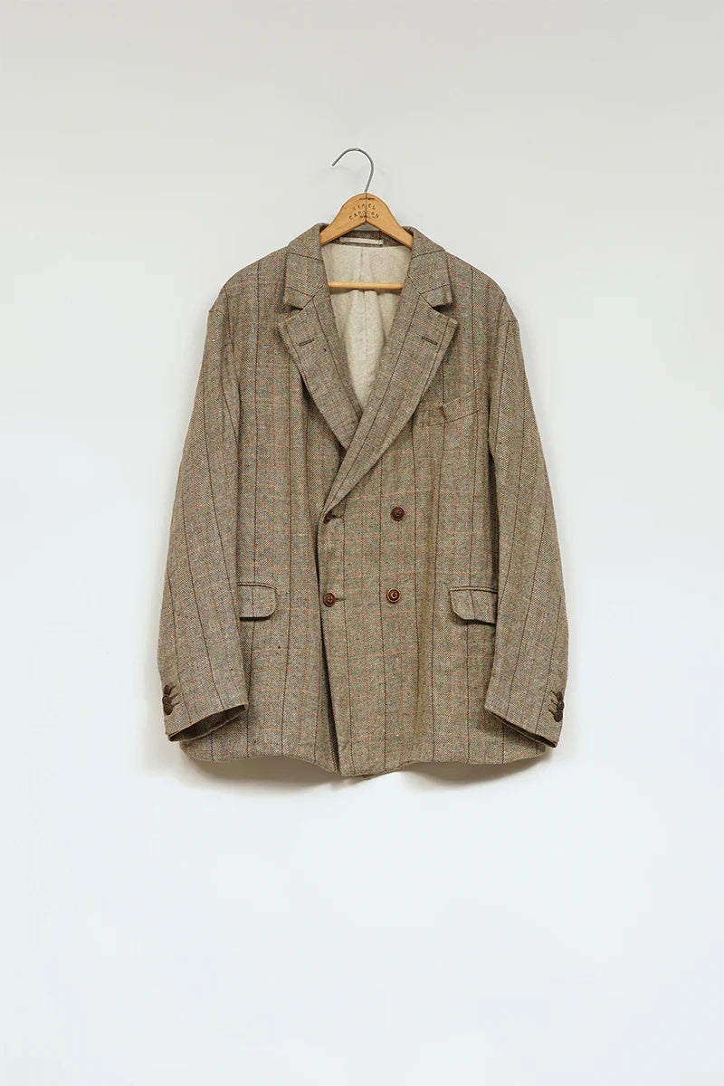 ◯ Nigel Cabourn - ENGINEER DB JK HEMP LINEN CH - GREEN