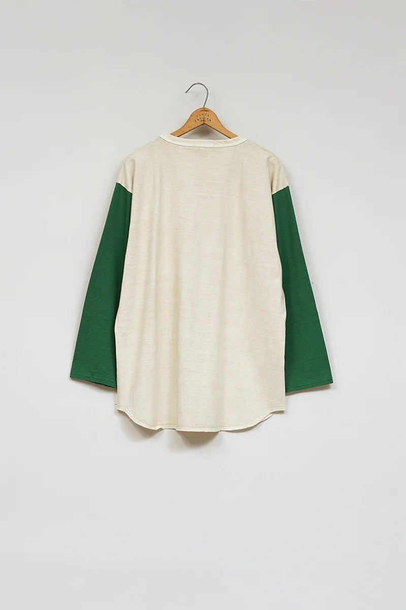 ◯ Nigel Cabourn - 7.8oz BASEBALL SHIRT - IVORY