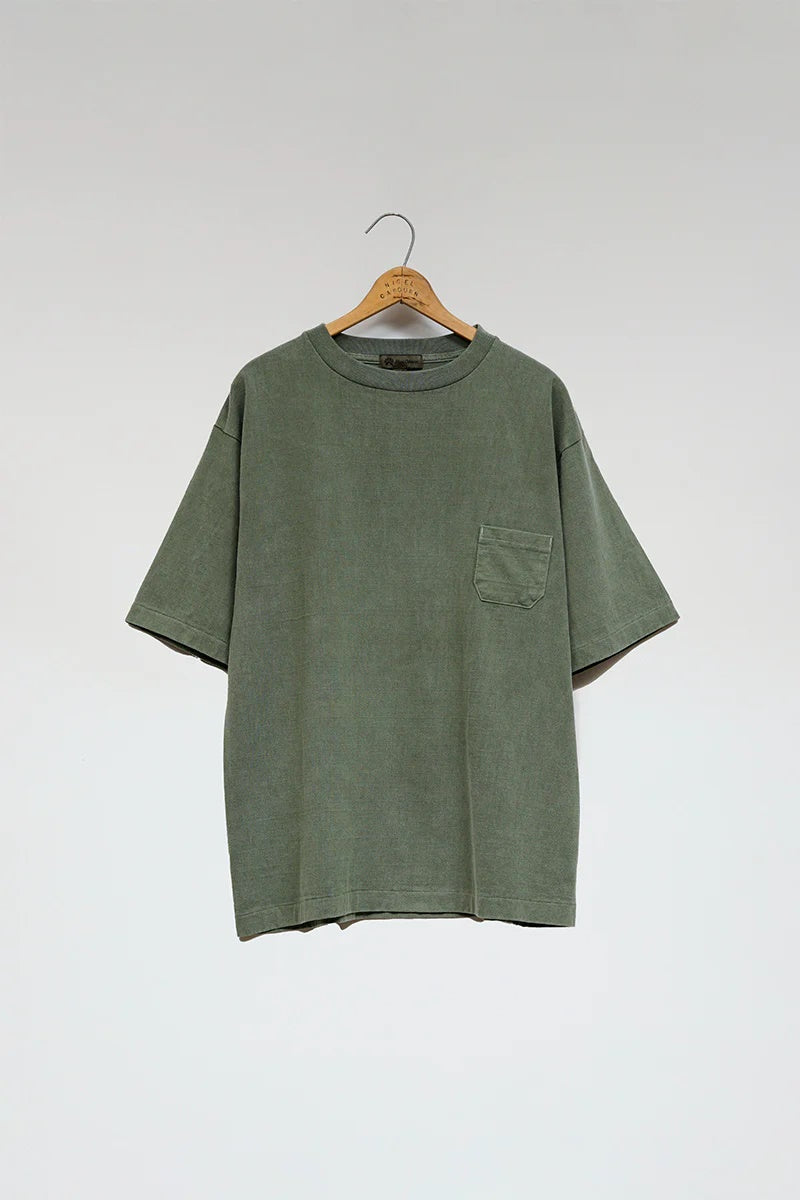 ◯ Nigel Cabourn - 7.8oz BASIC T-SHIRT PIGMENT - GREEN