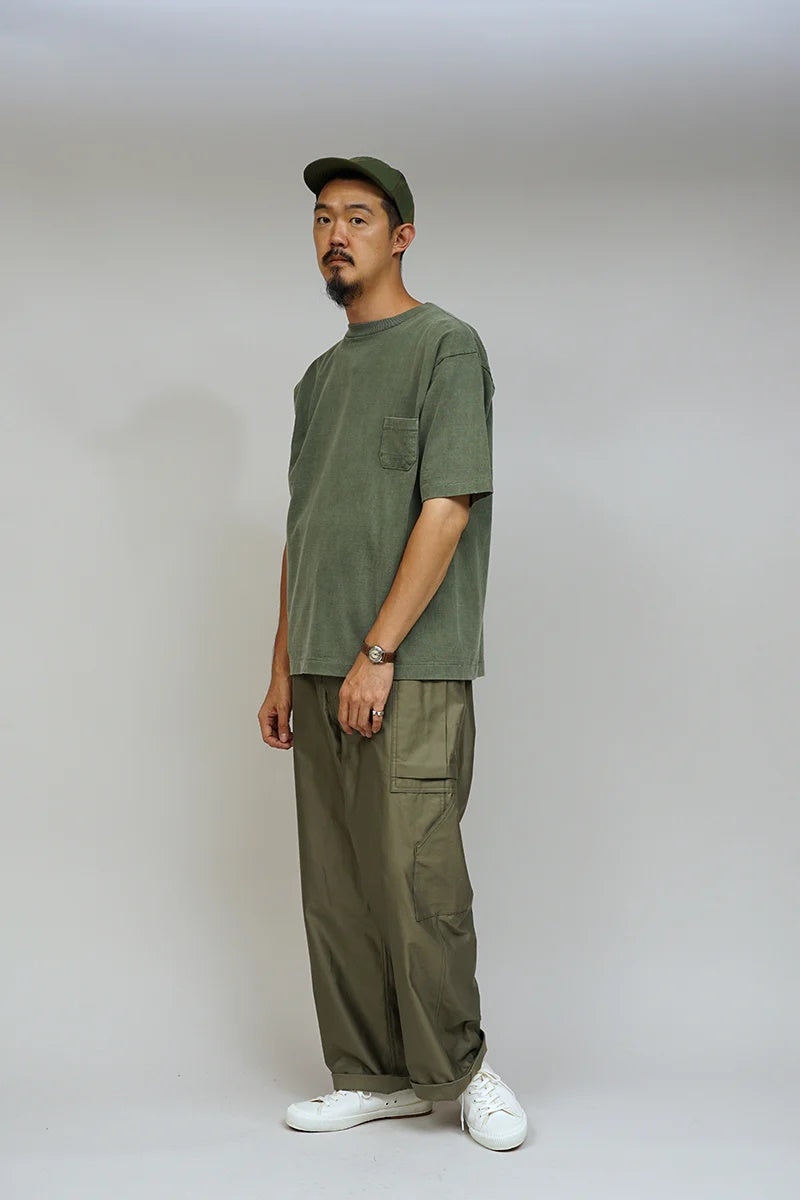 ◯ Nigel Cabourn - 7.8oz BASIC T-SHIRT PIGMENT - GREEN