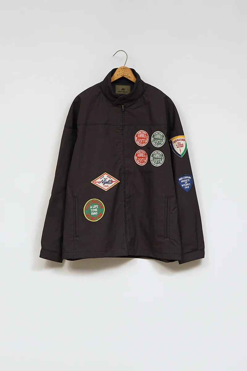 ◯ Nigel Cabourn - CAPSLEEVE WAPPEN JK C/N PIN OX - CHARCOAL  GRAY