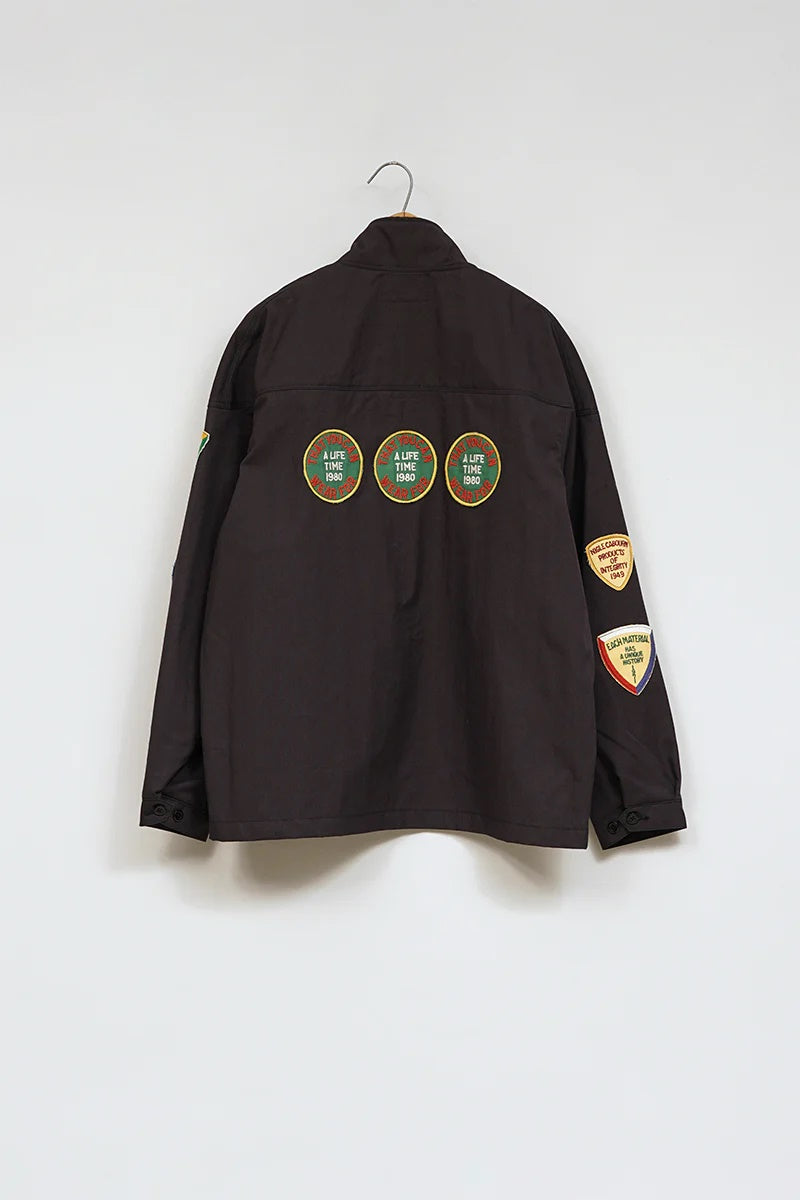 ◯ Nigel Cabourn - CAPSLEEVE WAPPEN JK C/N PIN OX - CHARCOAL  GRAY