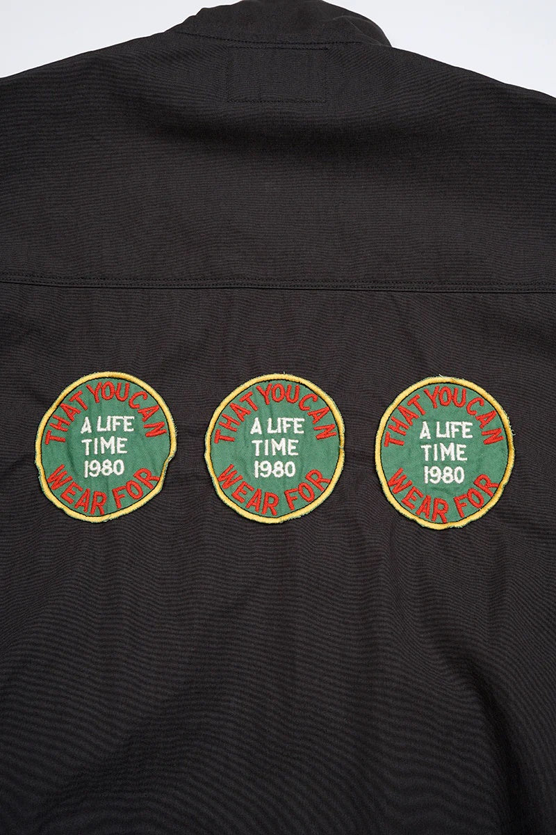 ◯ Nigel Cabourn - CAPSLEEVE WAPPEN JK C/N PIN OX - CHARCOAL  GRAY