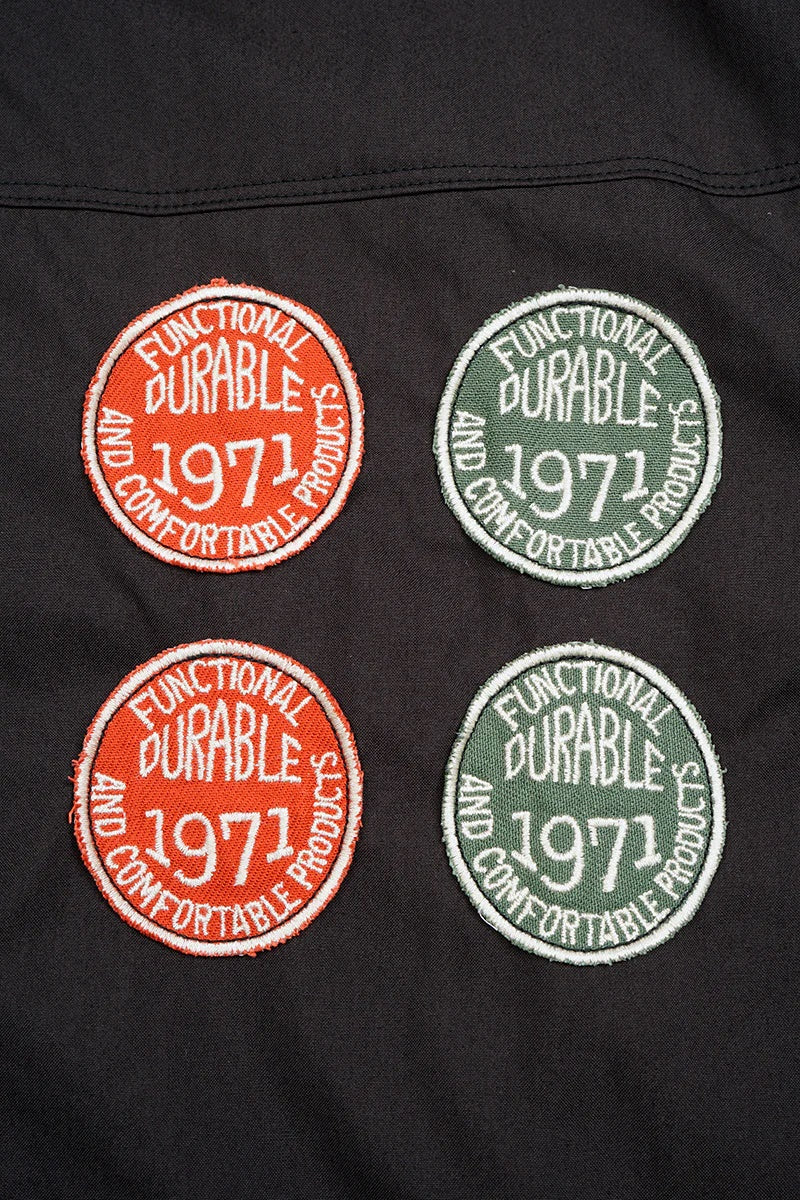 ◯ Nigel Cabourn - CAPSLEEVE WAPPEN JK C/N PIN OX - CHARCOAL  GRAY