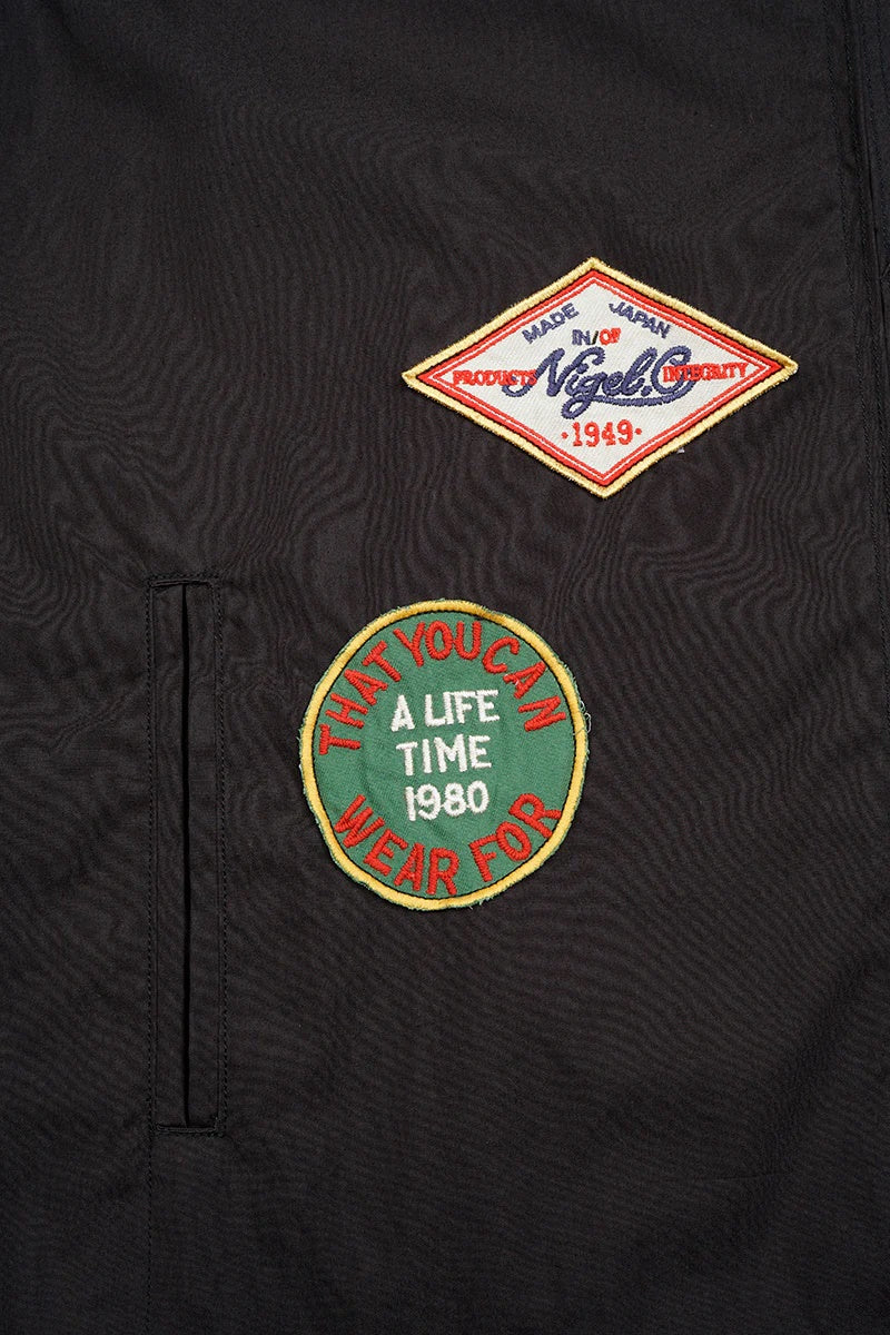 ◯ Nigel Cabourn - CAPSLEEVE WAPPEN JK C/N PIN OX - CHARCOAL  GRAY