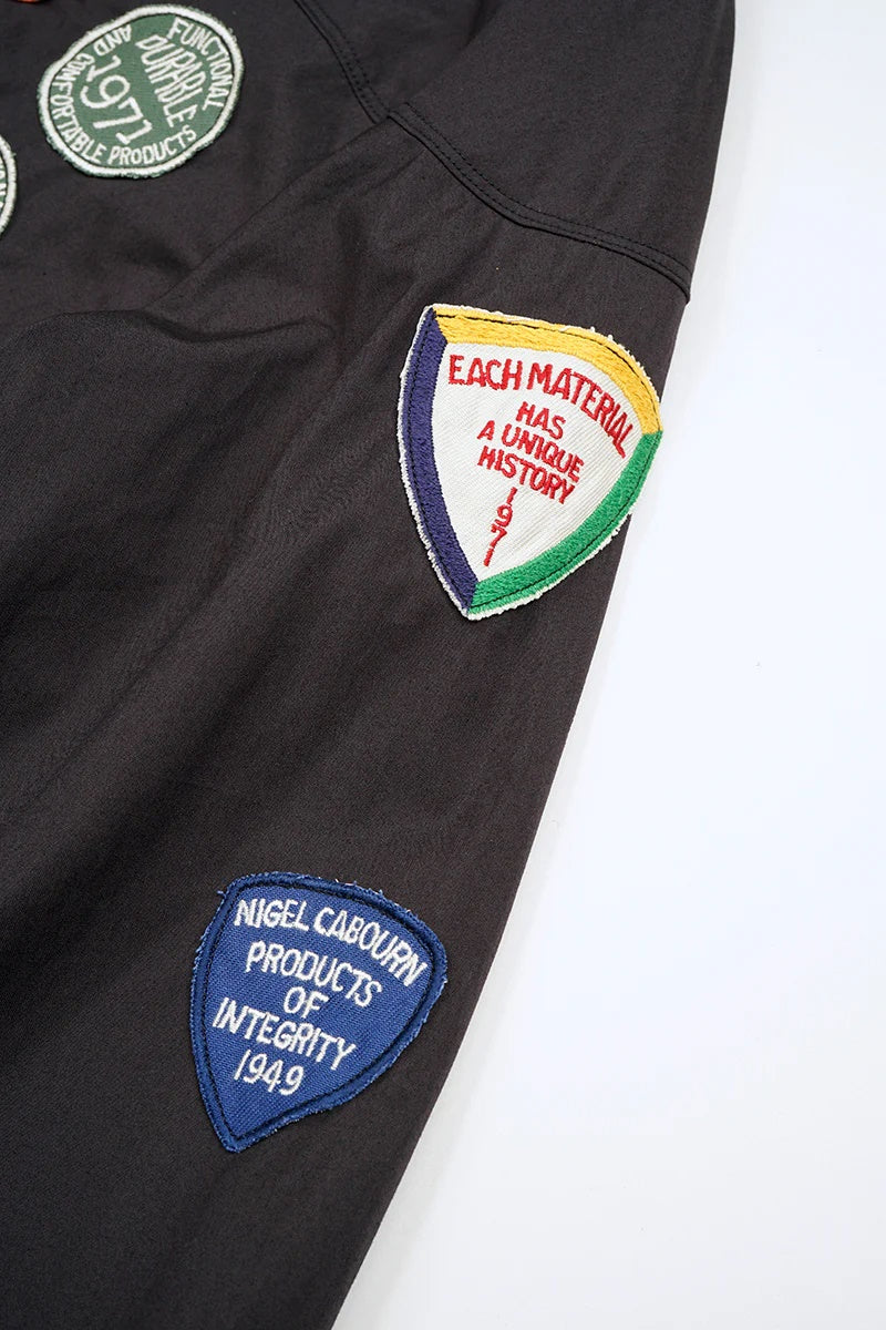 ◯ Nigel Cabourn - CAPSLEEVE WAPPEN JK C/N PIN OX - CHARCOAL  GRAY