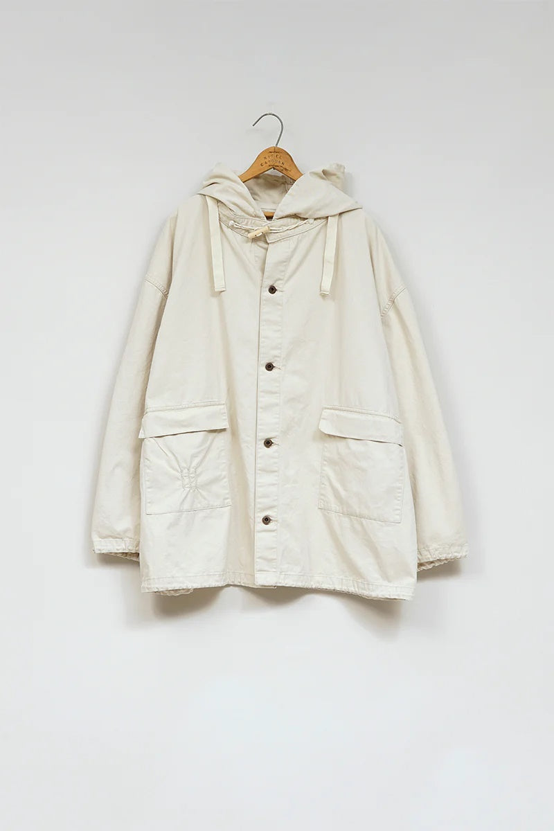 ◯ Nigel Cabourn - GUNNER JACKET PIGMENT FADE - IVORY