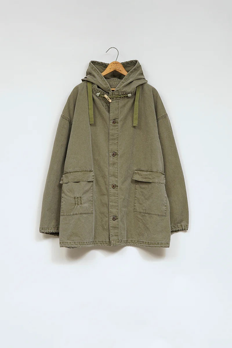 ◯ Nigel Cabourn - GUNNER JACKET PIGMENT FADE - GREEN