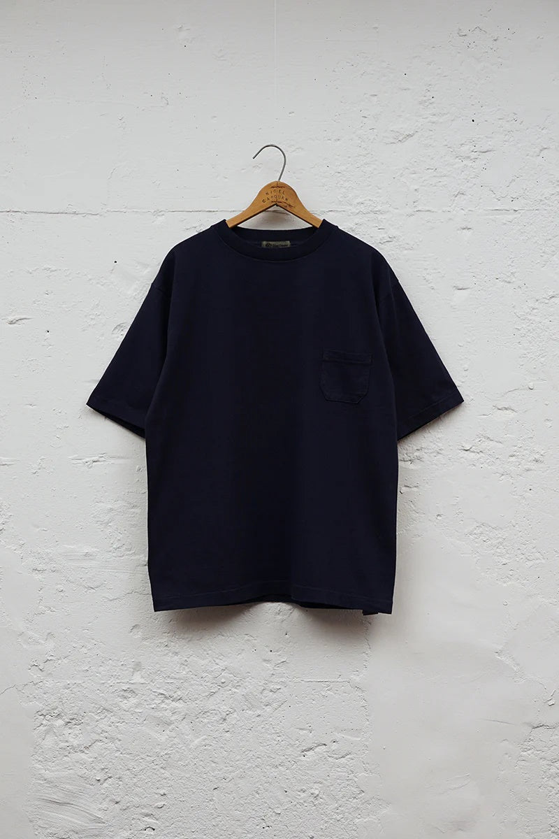 ◯ Nigel Cabourn - 7.8oz BASIC T-SHIRT - NAVY