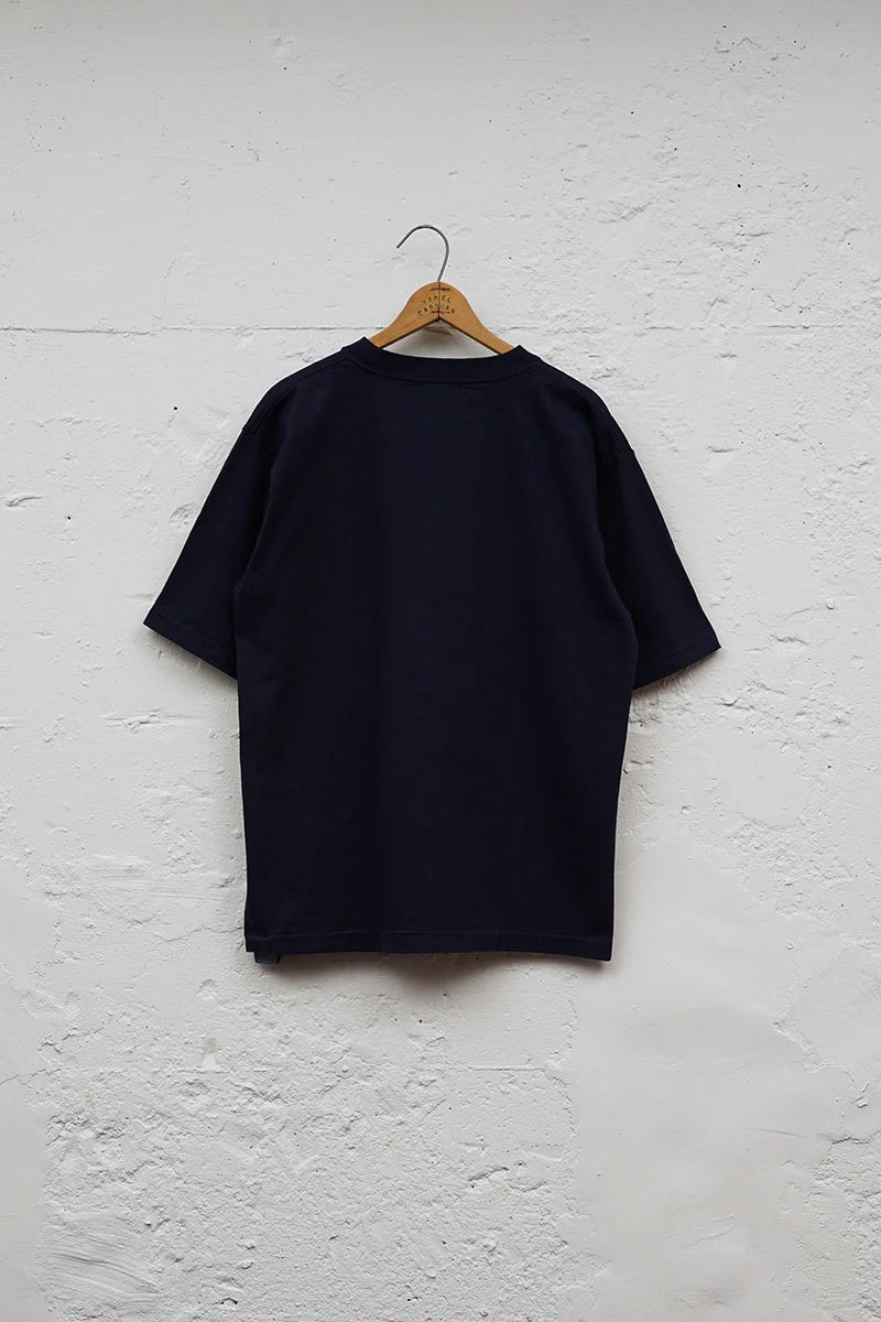 ◯ Nigel Cabourn - 7.8oz BASIC T-SHIRT - NAVY