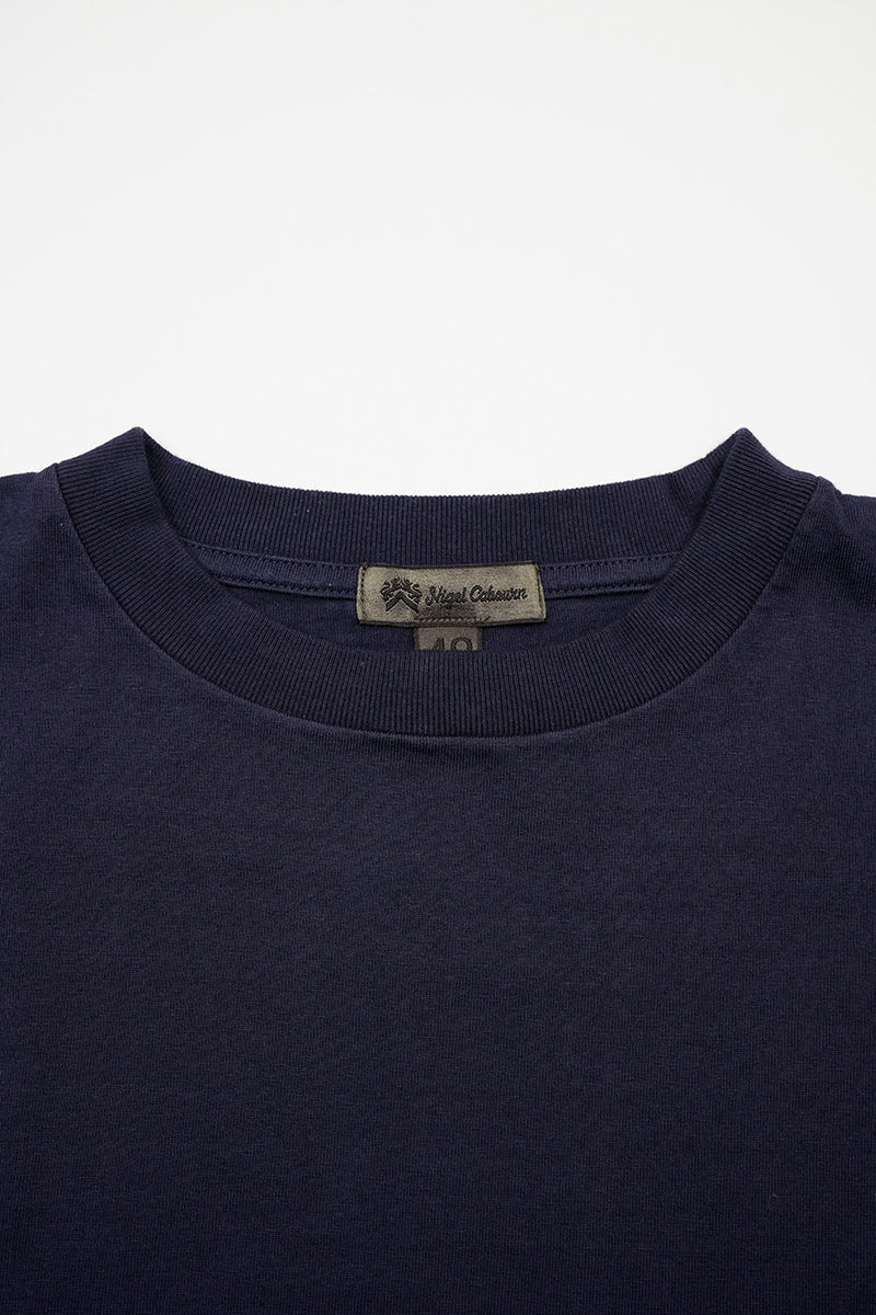 ◯ Nigel Cabourn - 7.8oz BASIC T-SHIRT - NAVY