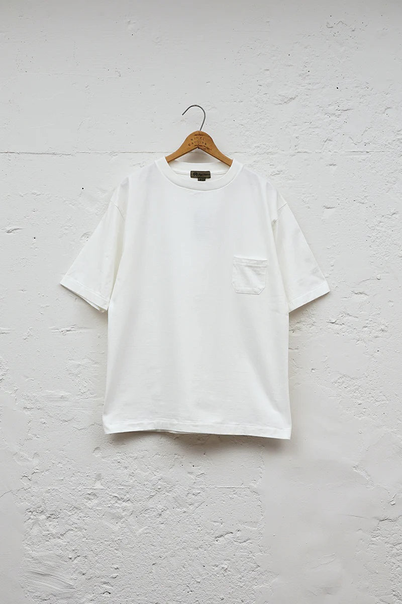 ◯ Nigel Cabourn - 7.8oz BASIC T-SHIRT - OFF WHITE