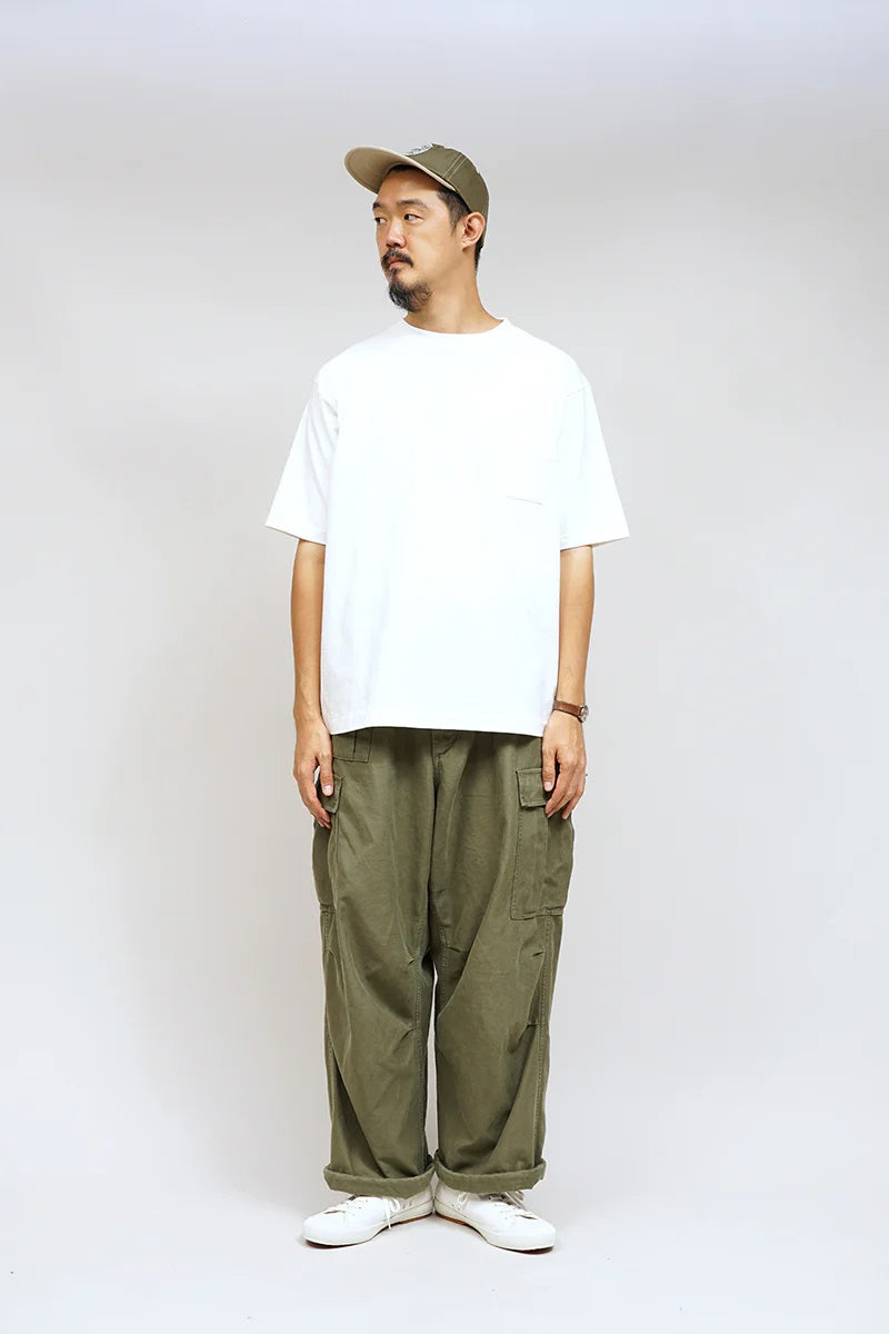 ◯ Nigel Cabourn - 7.8oz BASIC T-SHIRT - OFF WHITE