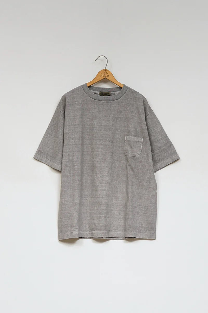 ◯ Nigel Cabourn - 7.8oz BASIC T-SHIRT PIGMENT - GRAY