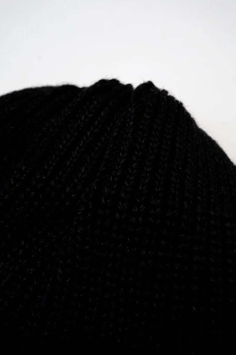 ◯ Nigel Cabourn - BEANIE LINEN SUL - BLACK