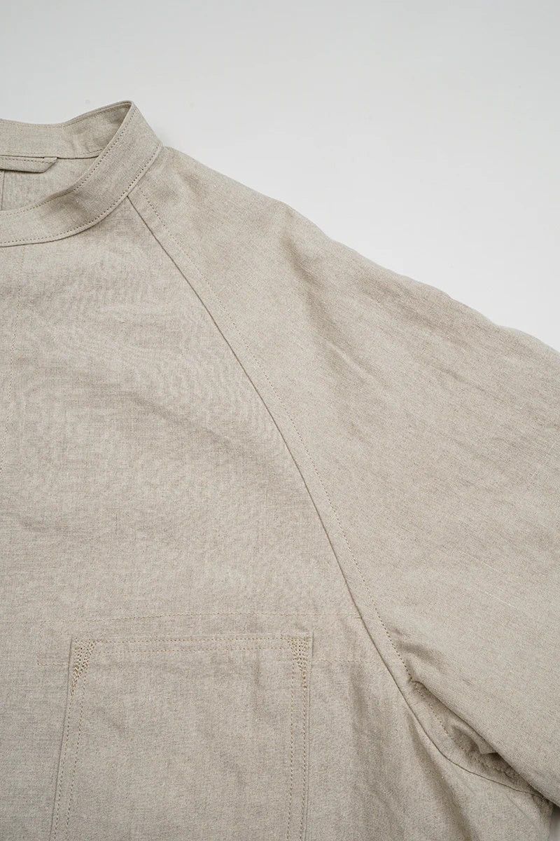 ◯ Nigel Cabourn - ARCHITECT COAT LINEN NIDOM - IVORY