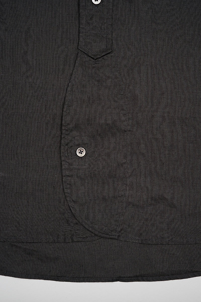 ◯ Nigel Cabourn - BRITISH OFFICERS SH TYPE2 HEMP - CHARCOAL  GRAY