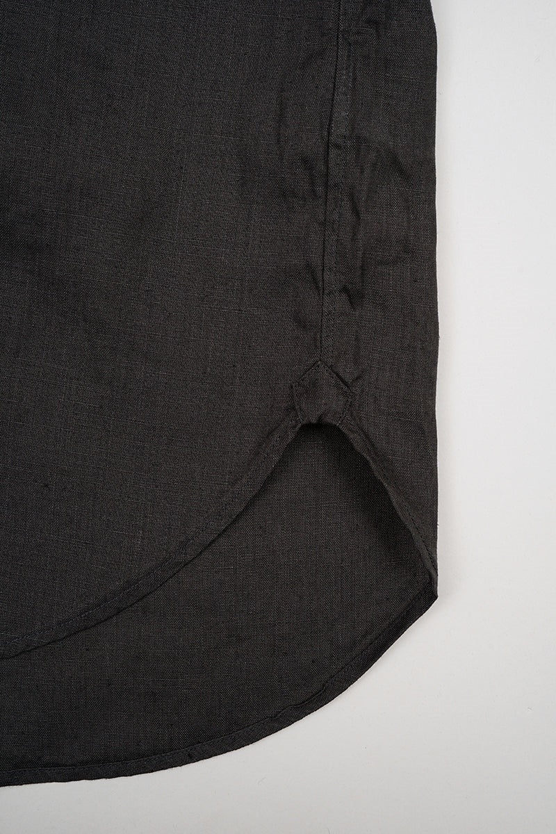 ◯ Nigel Cabourn - BRITISH OFFICERS SH TYPE2 HEMP - CHARCOAL  GRAY