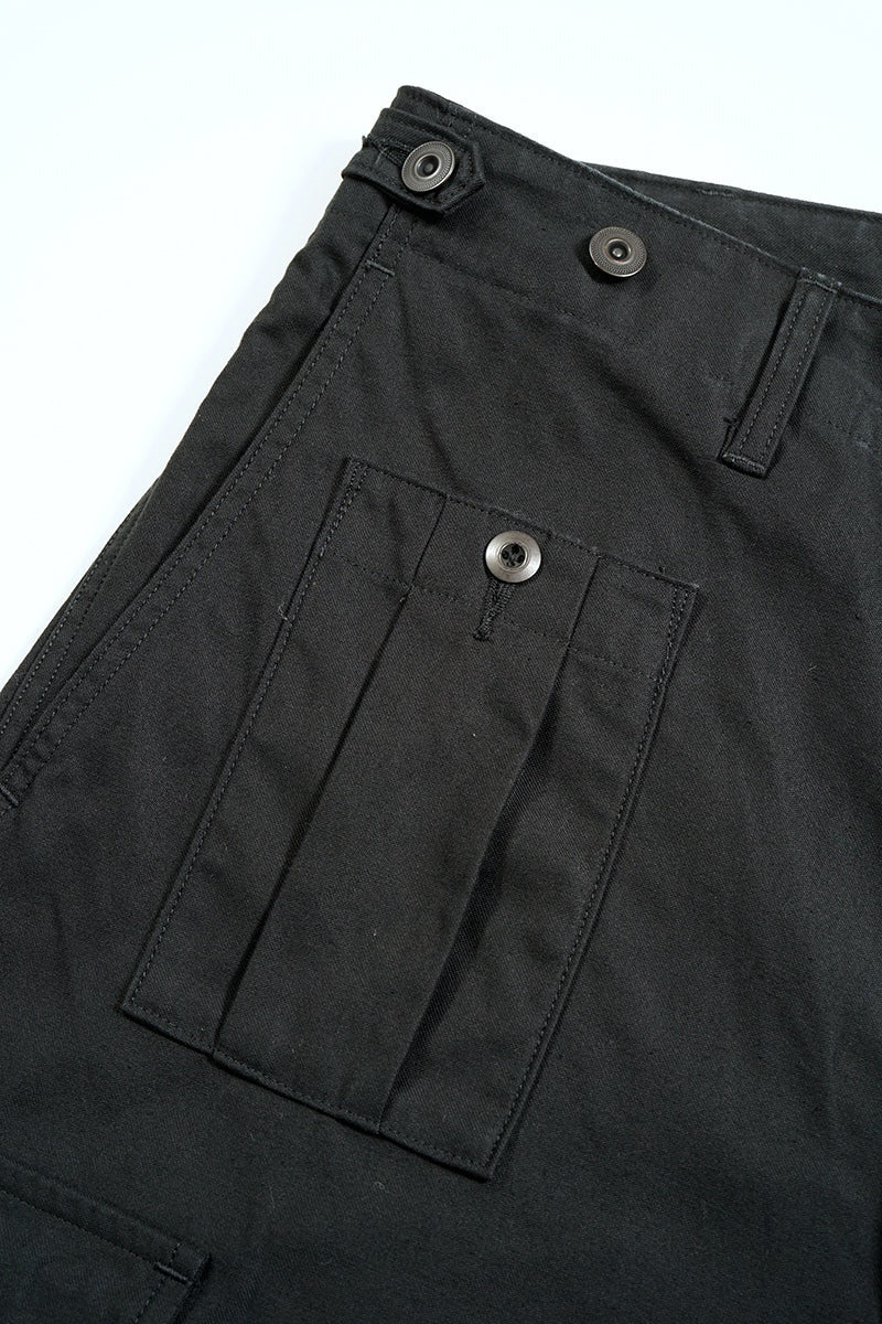 ◯ Nigel Cabourn - ARMY CARGO PANT BLACK - BLACK