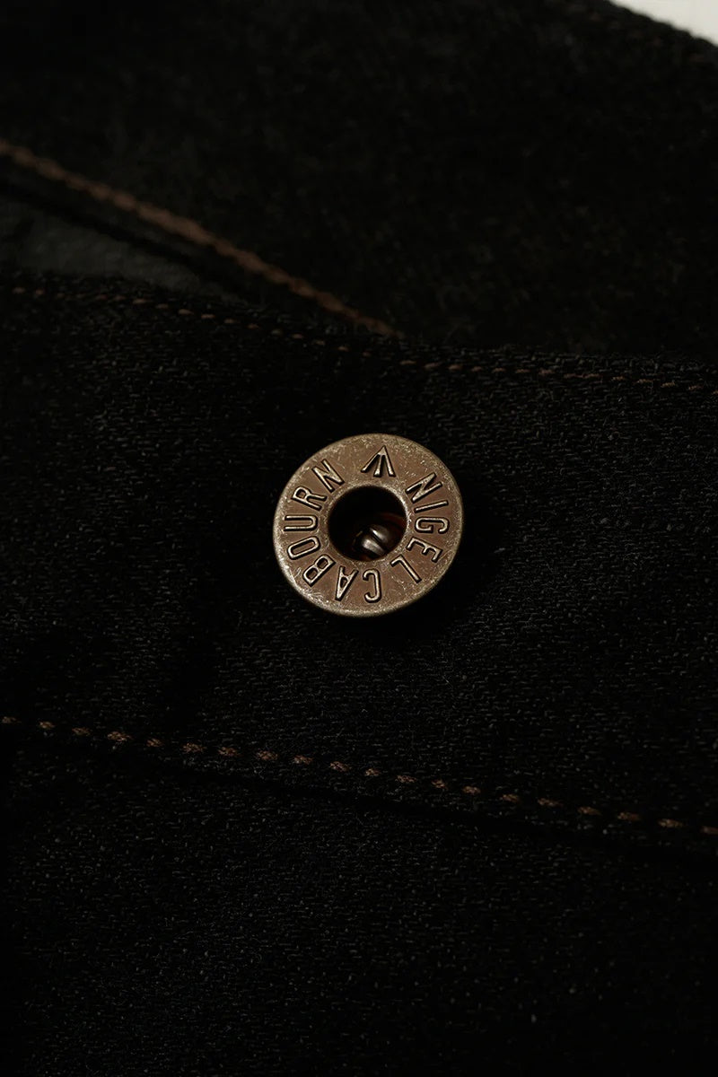 ◯ Nigel Cabourn - RAILMAN DENIM PANT BLACK - BLACK
