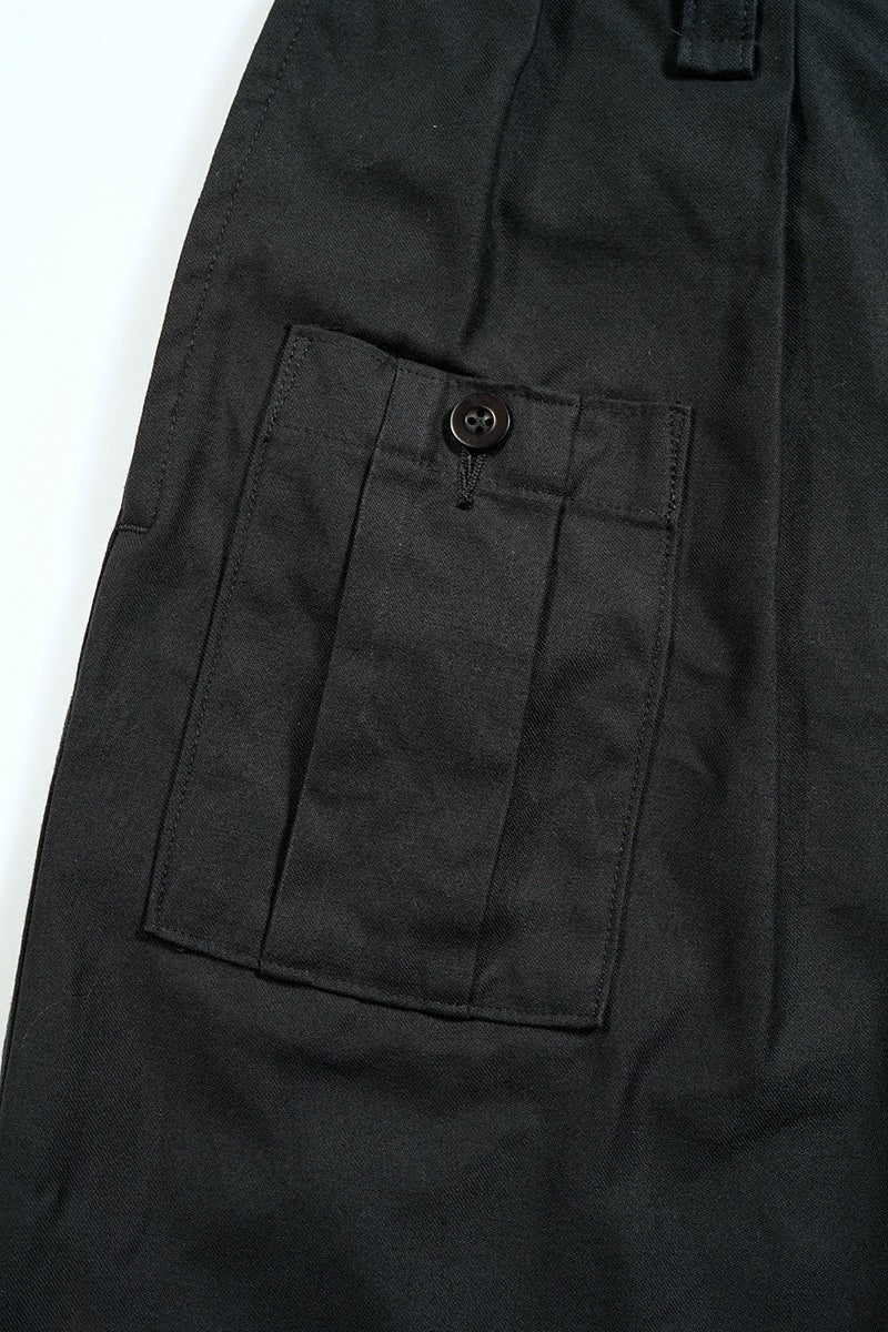 ◯ Nigel Cabourn - BRITISH ARMY PANT BLACK - BLACK