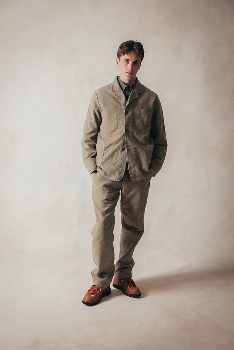 ◯ Nigel Cabourn - PT04-M WORK SUIT TR MOLESKIN - GREEN