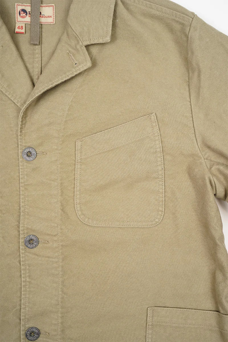 ◯ Nigel Cabourn - JK03-M WORK SUIT JK MOLESKIN - GREEN
