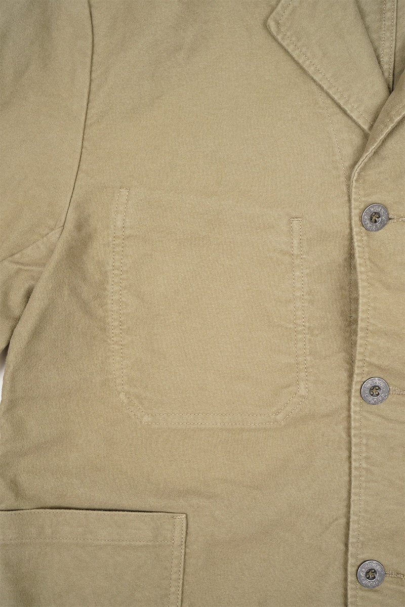 ◯ Nigel Cabourn - JK03-M WORK SUIT JK MOLESKIN - GREEN