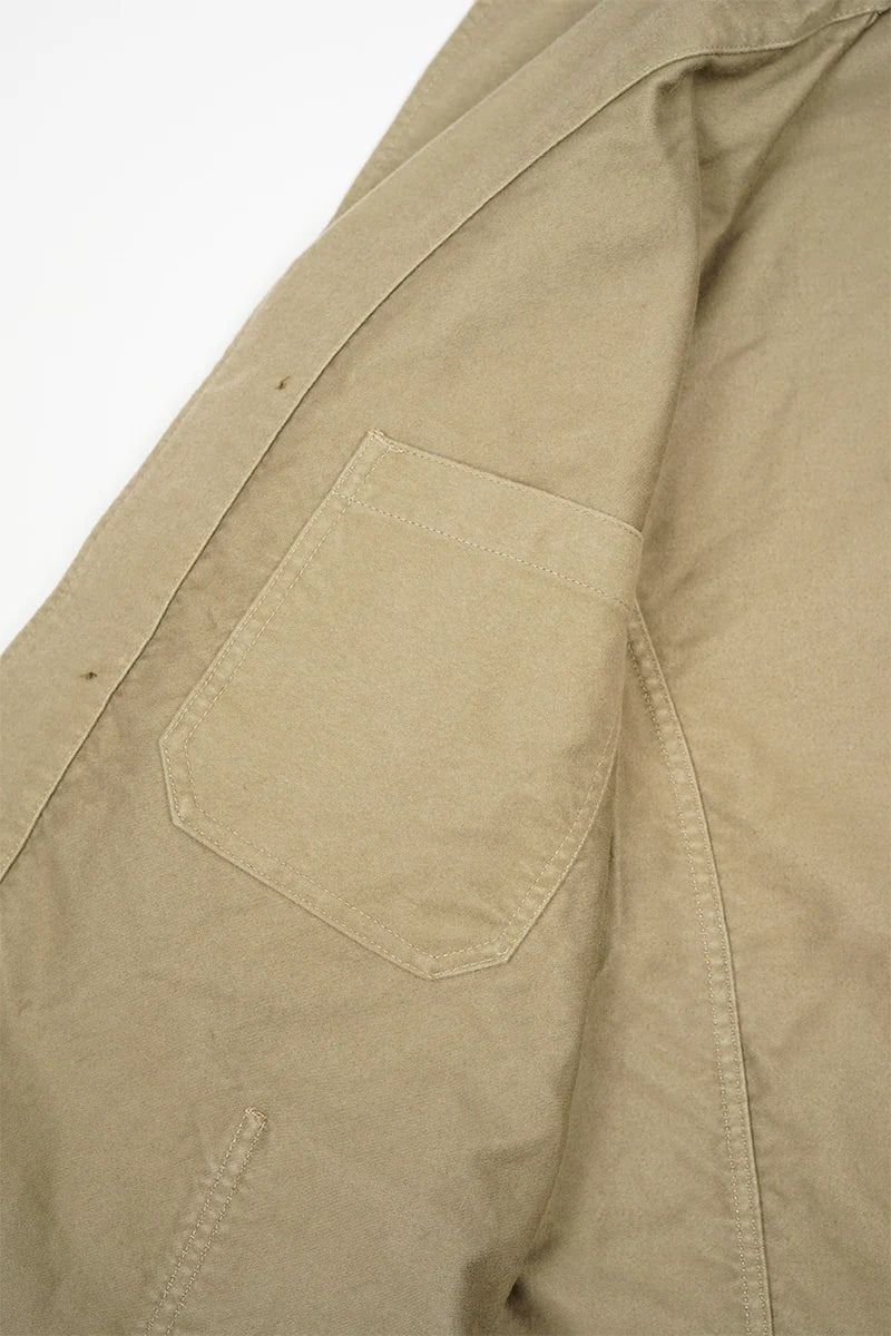 ◯ Nigel Cabourn - JK03-M WORK SUIT JK MOLESKIN - GREEN