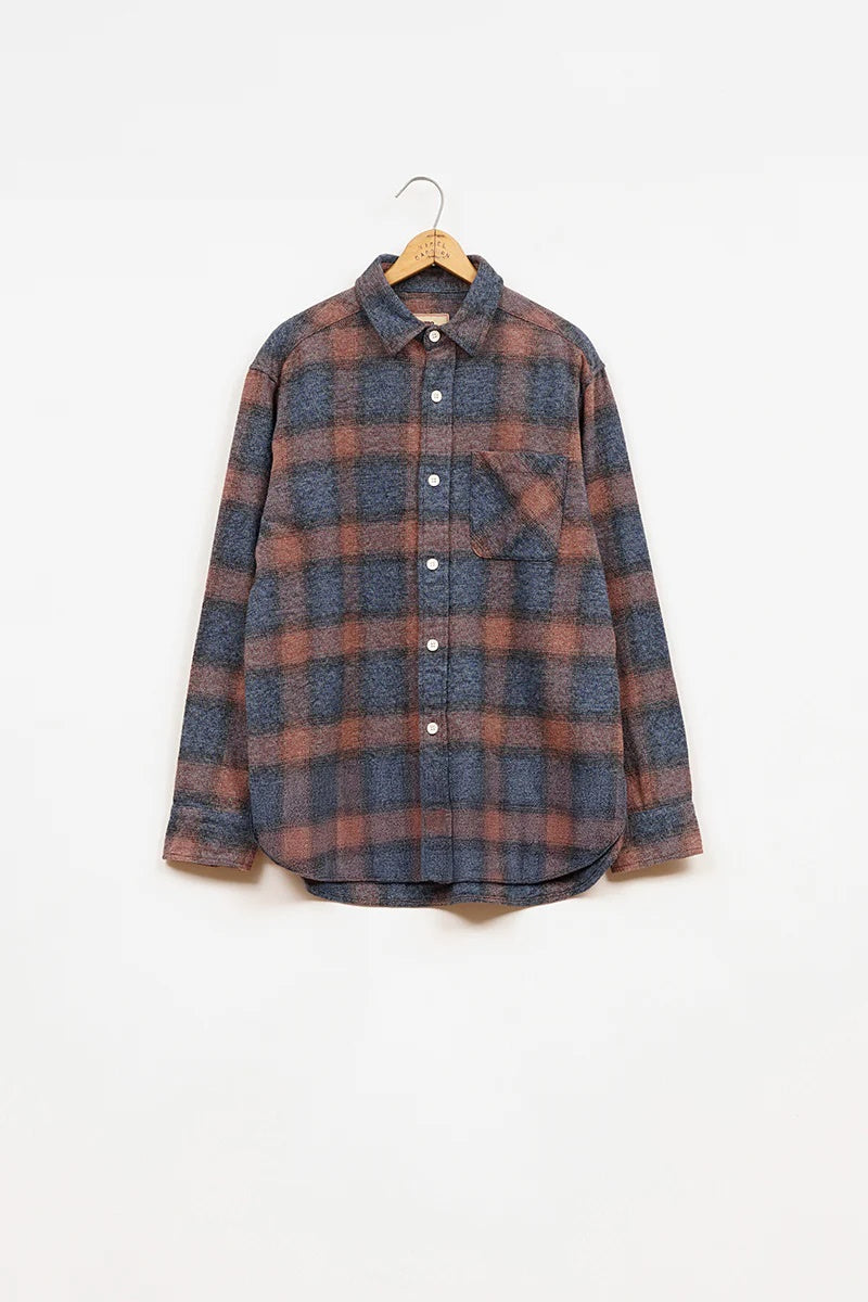 ◯ Nigel Cabourn - SH021 WORK SHIRT - BLUE