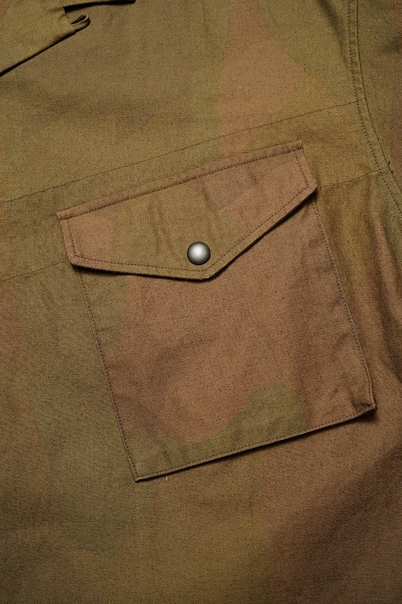 ◯ Nigel Cabourn - PARATROOPER SHIRT CAMO - BROWN