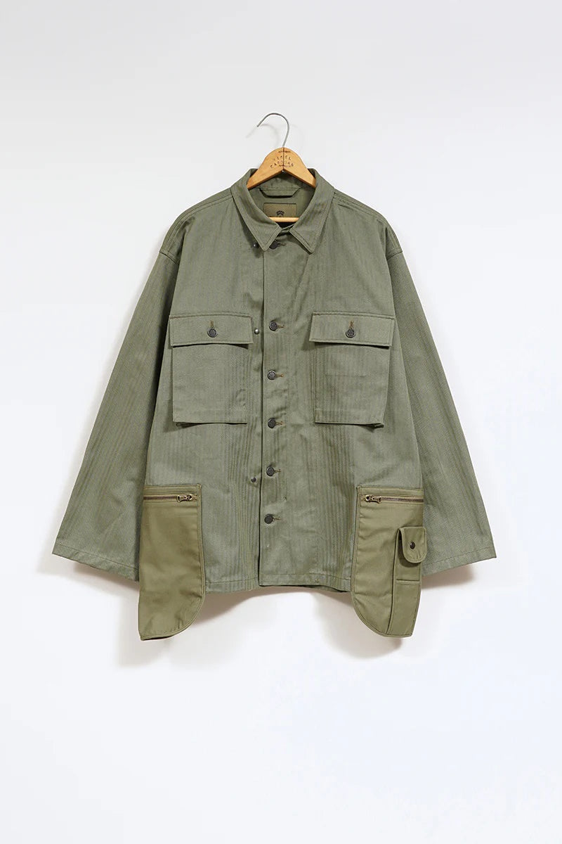 ◯ Nigel Cabourn - FATIGUE JACKET MODIFY - GREEN
