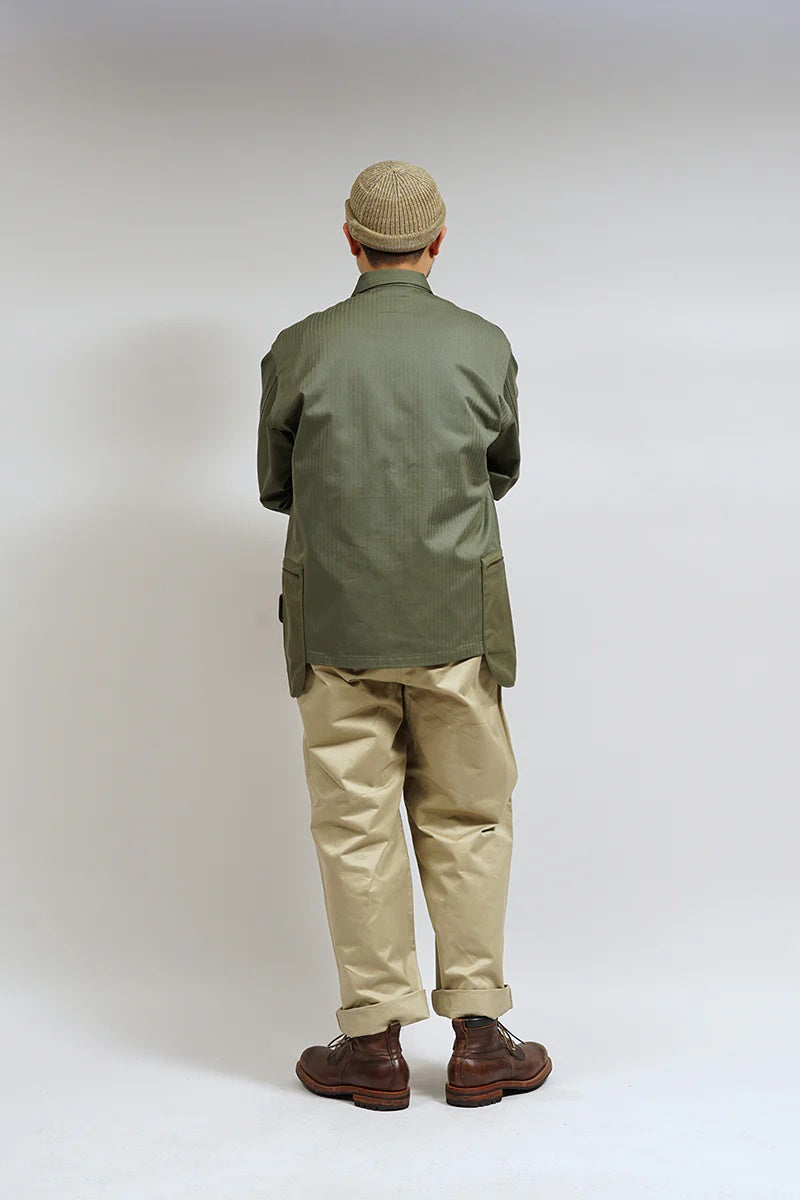 ◯ Nigel Cabourn - FATIGUE JACKET MODIFY - GREEN
