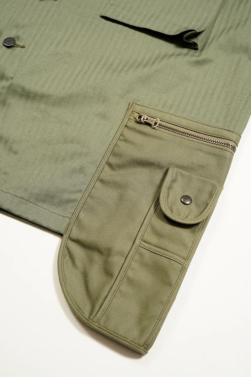◯ Nigel Cabourn - FATIGUE JACKET MODIFY - GREEN