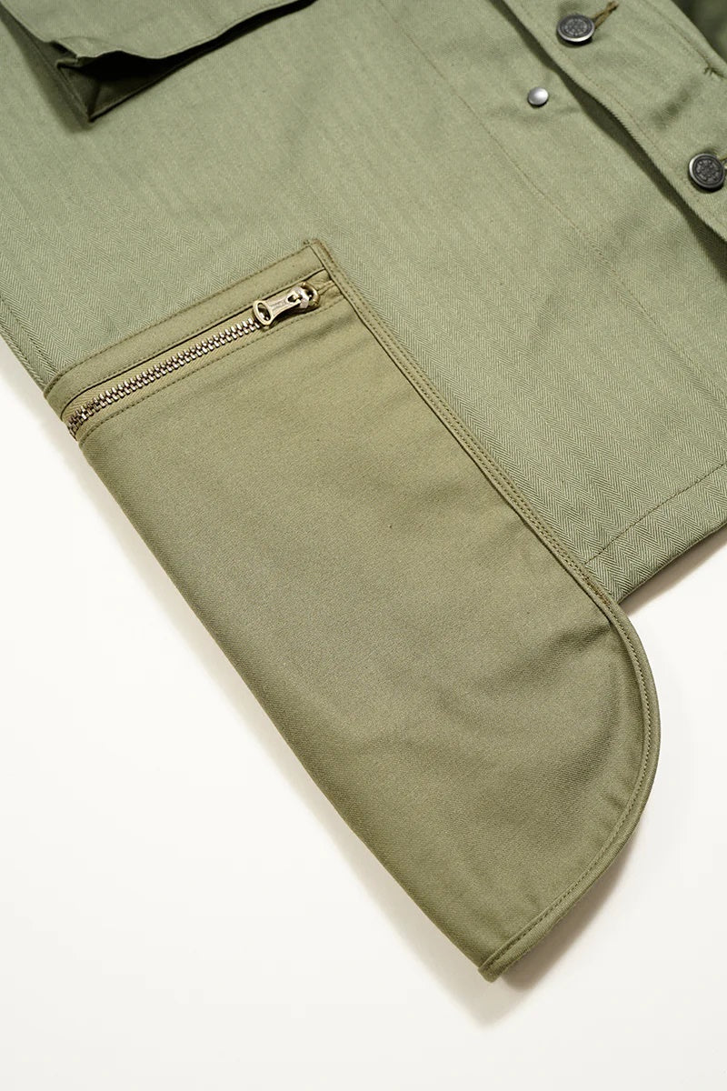 ◯ Nigel Cabourn - FATIGUE JACKET MODIFY - GREEN