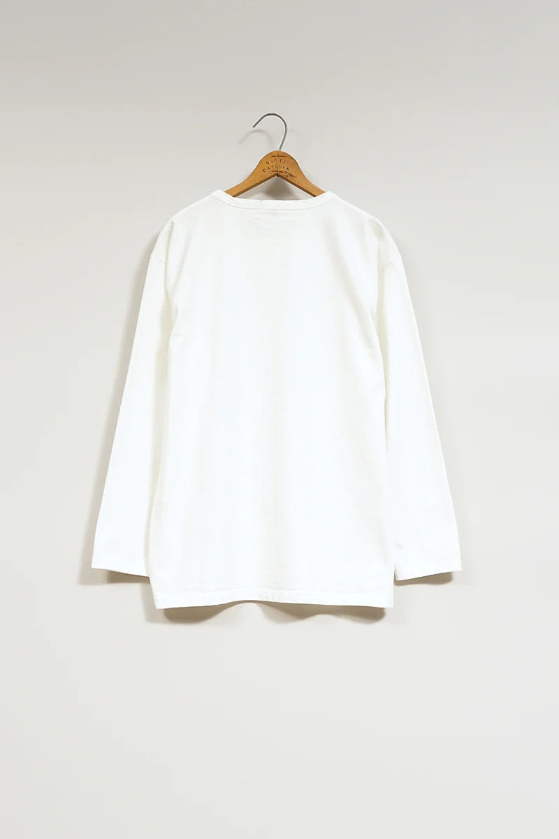 ◯ Nigel Cabourn - 7.8oz 40s USMC L/S - OFF WHITE
