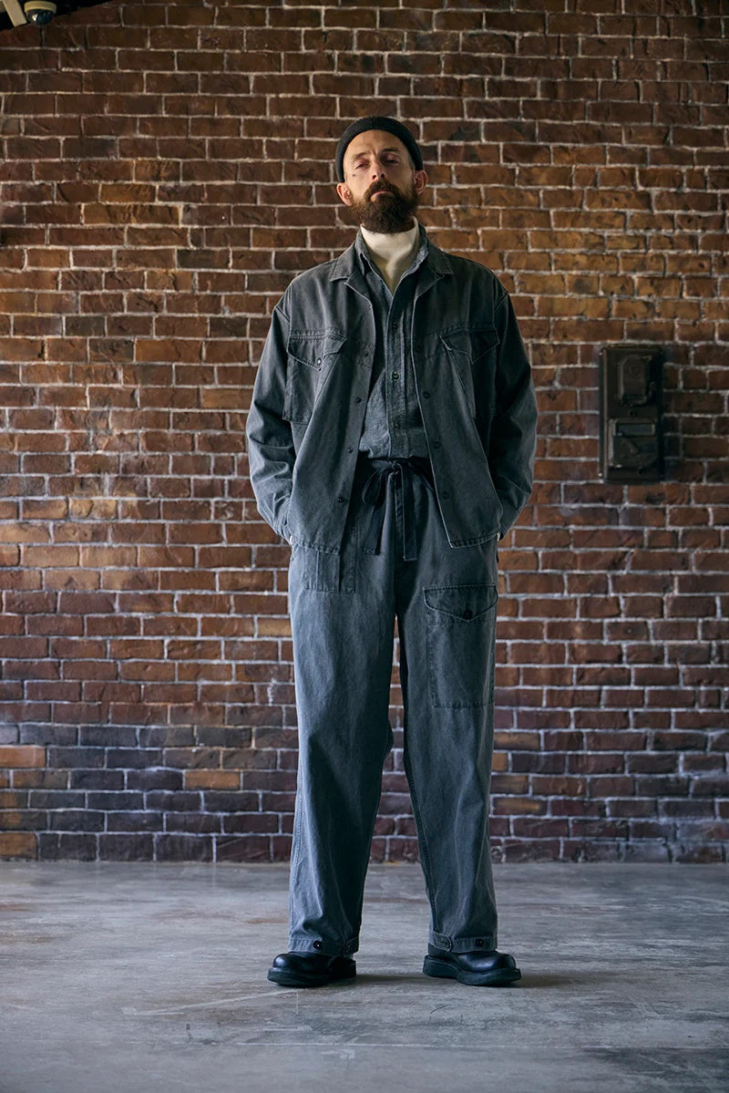 ◯ Nigel Cabourn - PARATROOPER PANT PIGMENT - CHARCOAL GRAY