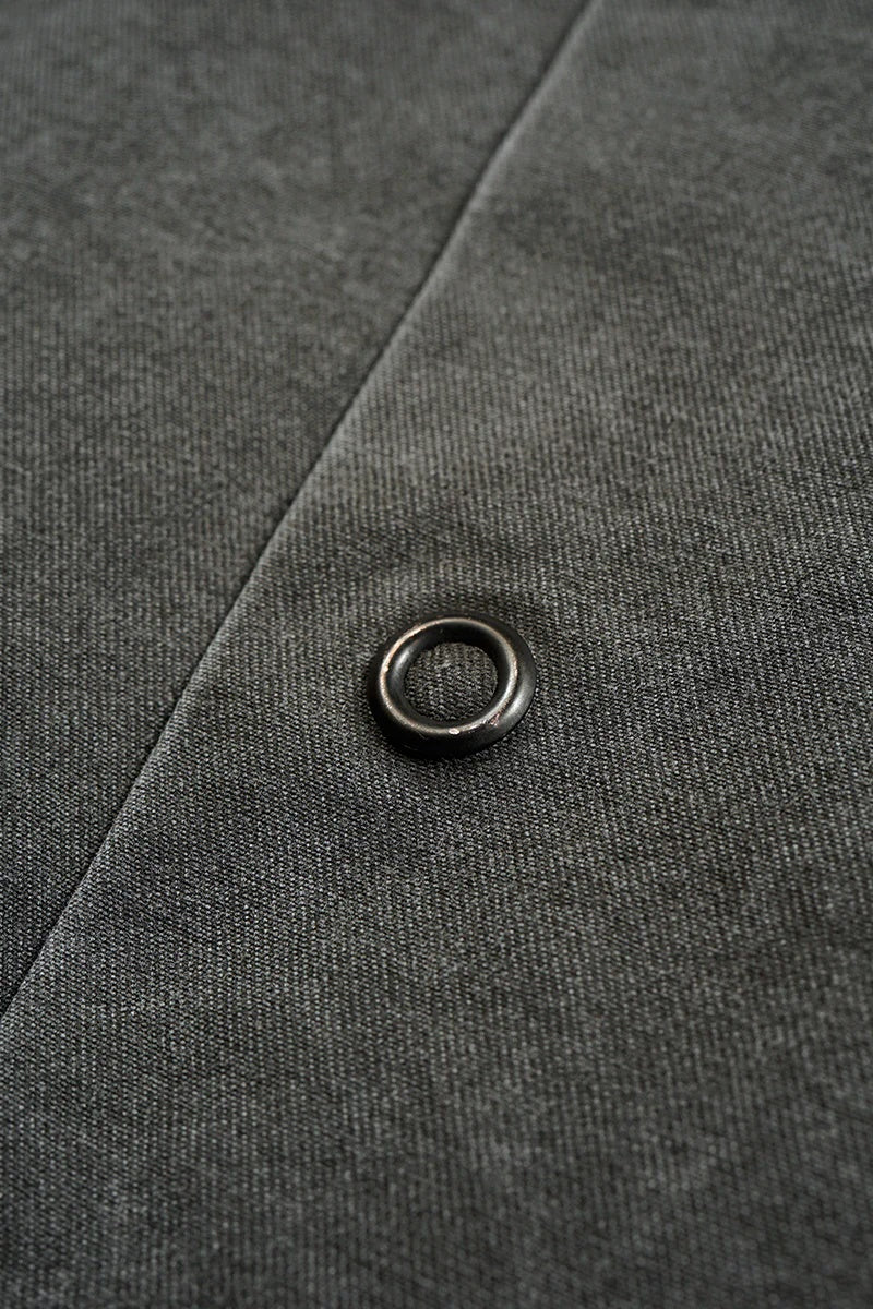 ◯ Nigel Cabourn - PARATROOPER SHIRT PIGMENT - CHARCOAL GRAY