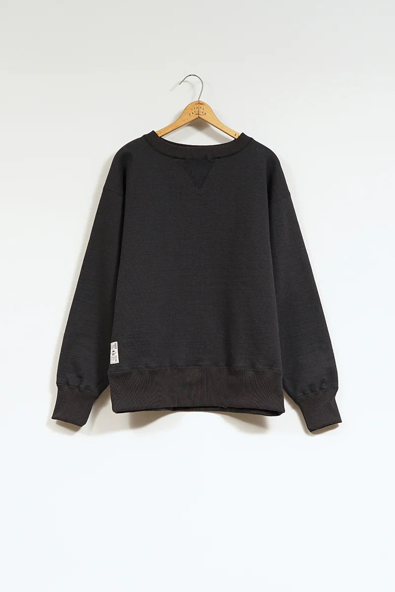 ◯ Nigel Cabourn - 50s CREW NECK BLACK(20.5oz) - BLACK