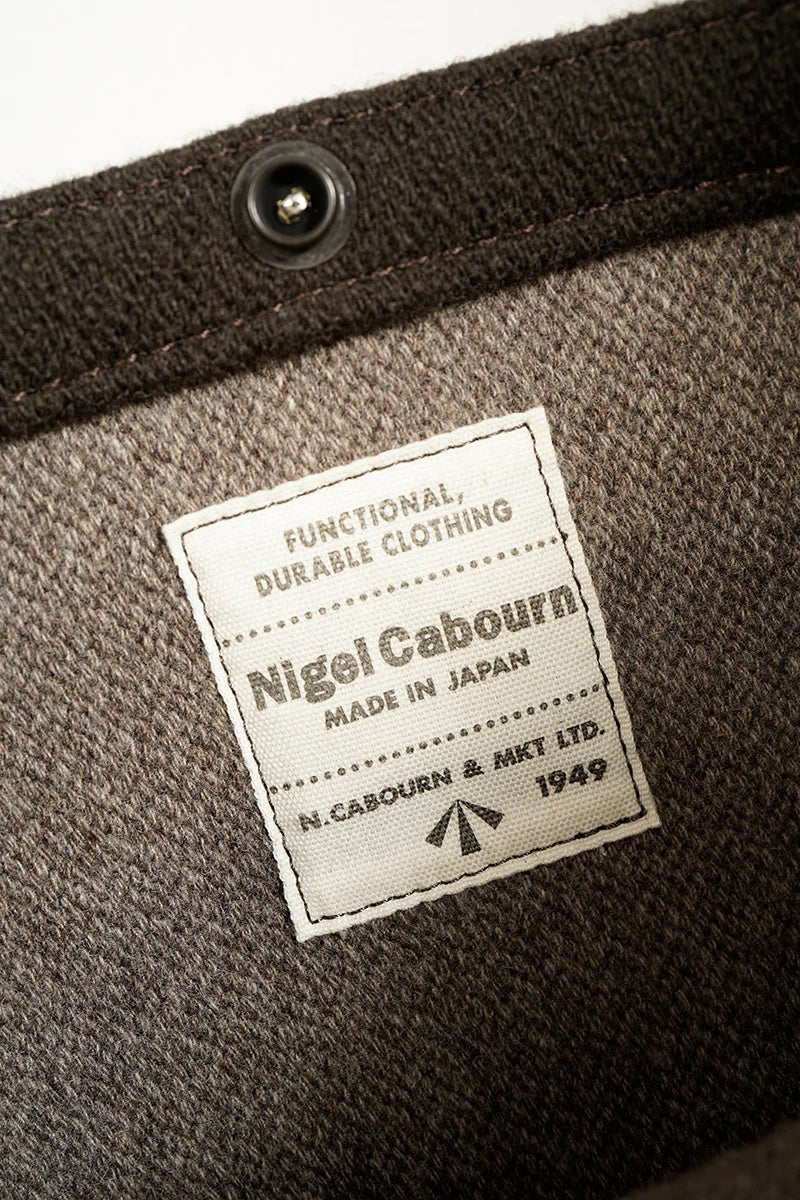 ◯ Nigel Cabourn - MAGAZINE BAG - DARK BROWN