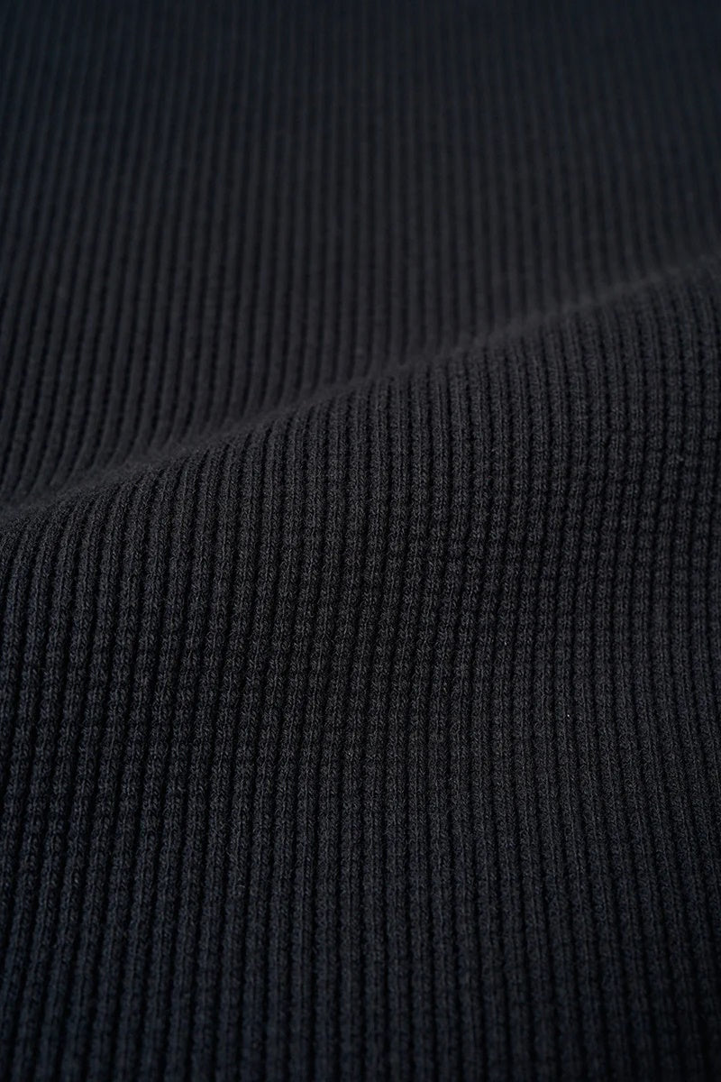 ◯ Nigel Cabourn - TURTLE NECK WAFFLE - DARK NAVY