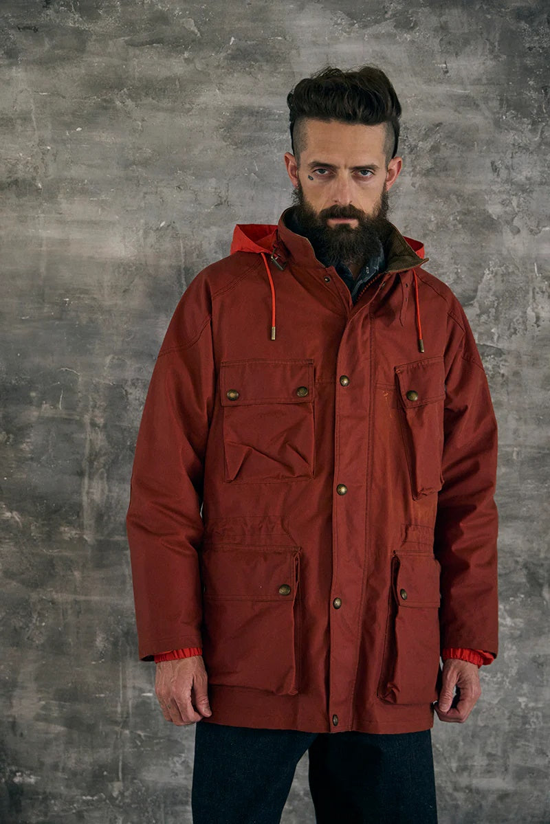 ◯ Nigel Cabourn - BELSTAFF NC DERWENT TRIALMASTE - DARK ORANGE