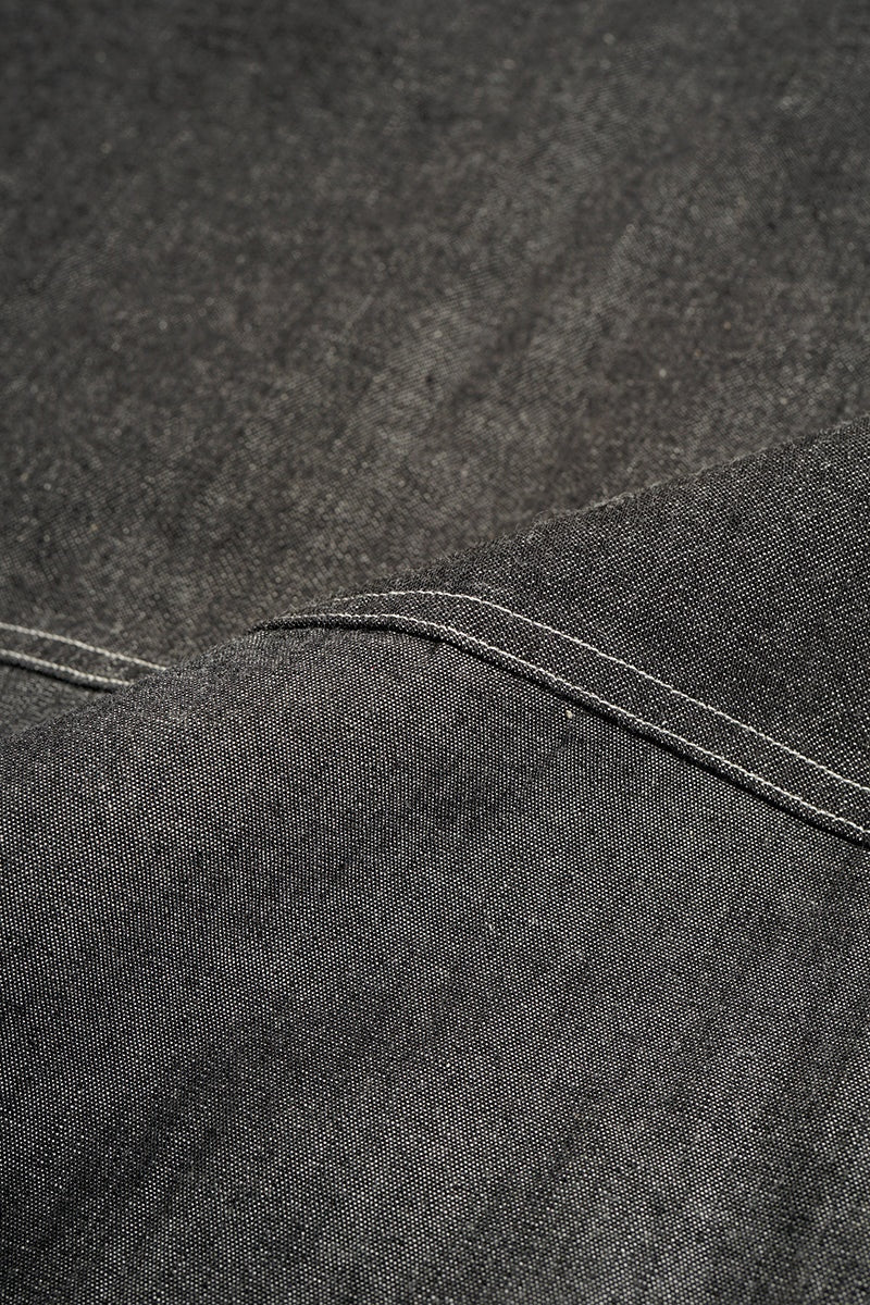 ◯ Nigel Cabourn - UTILITY SH TYPE2 10oz DENIM BK - BLACK
