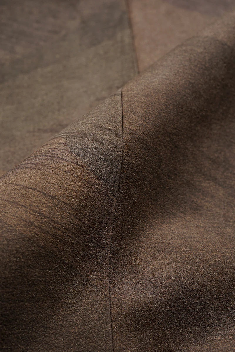 ◯ Nigel Cabourn - A1 JK CAMO ULTRA SUEDE - DARK BROWN